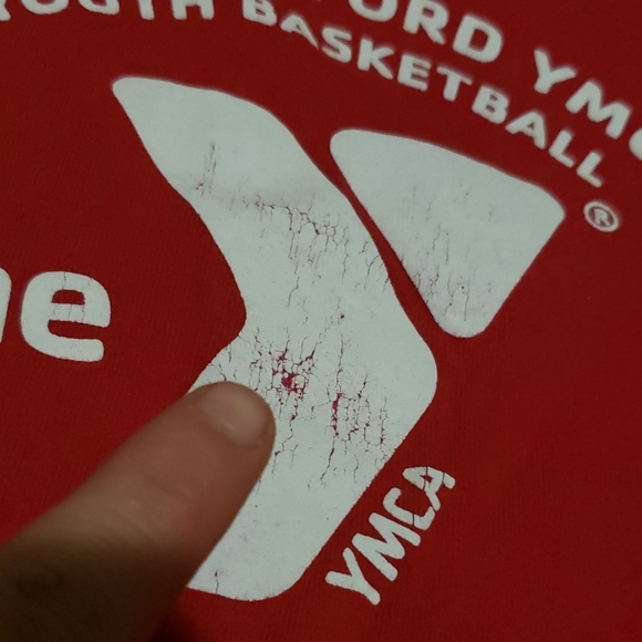 YMCA West Hartford CT Basketball Tee-Size 2/4 - Picture 5 of 8